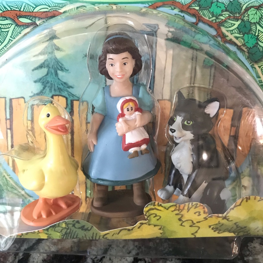 Vintage Maurice Sendak’s Little Bear Emily Lucy Cat & Duck Figure Toy 1999 NEW - Picture 3 of 7